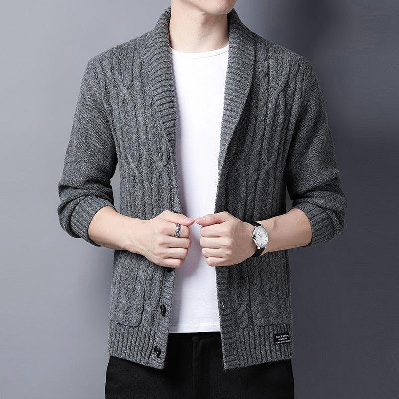 Classic Gents | Cable knit cardigan