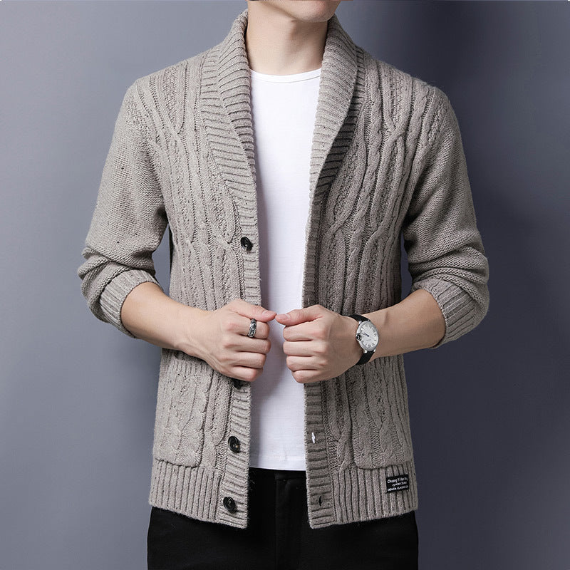 Classic Gents | Cable knit cardigan