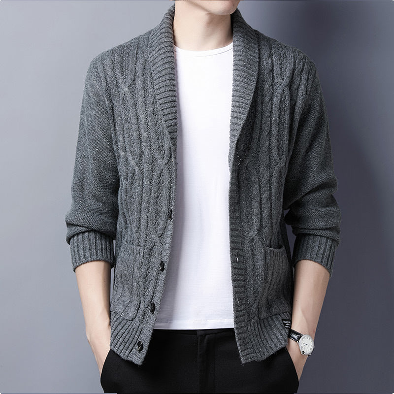 Classic Gents | Cable knit cardigan